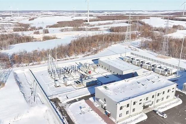 孙吴县风电项目并网发电
